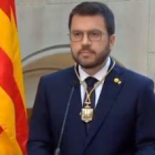 Aragonès promet el seu càrrec "d'acord amb la voluntat popular de la ciutadania de Catalunya"
