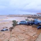 La riuada provocada pel fort temporal a Alcanar el setembre del 2021.