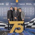 Marc, Àlex y Alzamora, en la Gala de la FCM