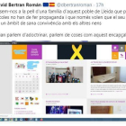 Captura de la piulada de David Bertran, diputat de Ciutadans al Parlament per Lleida.