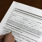 Vista de un formulario del documento de voluntades anticipadas, disponible en la web de Salud. 