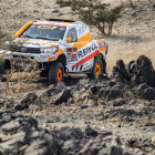 isidre Esteve ha empezado con prudencia en el Dakar, pero ya está en el Top 30.