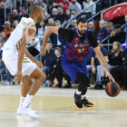 Nikola Mirotic fue el máximo anotador del partido y llevó de cabeza a Randolph.