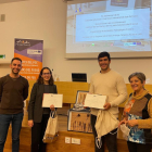 Entrega dels premis, ahir a la facultat d’Educació de la UdL.