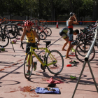 Participantes en la prueba de ciclismo en la edición del pasado año.