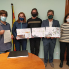 Els arquitectes guanyadors del concurs han presentat al consistori el projecte.