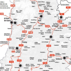Els principals eixos de carreteres del Pirineu de Lleida, tallats per allaus en els últims dos anys