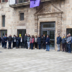 Homenaje a las víctimas del ayuntamiento de Tàrrega y el consell del Urgell. 