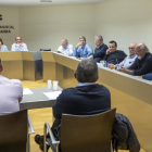 Imagen del consell de alcaldes de la Segarra. 