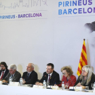 Foto d’arxiu d’una de les taules de treball de Pirineus-Barcelona 2030.