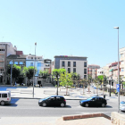 La calle Ferrer i Busquets, ante la plaza de l’Ajuntament. 