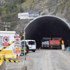 Las obras del túnel de Tresponts seguían ayer con normalidad
