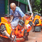 Los equipos de rescate siguen trabajando en la zona de las inundaciones, en la provincia de Henan.