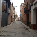 El carrer Sant Sebastià d’Alfarràs, on es començarà a actuar.