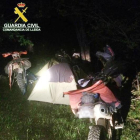 La Guardia Civil denuncia una acampada ilegal en el Parc Natural de l'Alt Pirineo