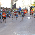 Las carreras infantiles fueron el aperitivo de una tarde atlética festiva y solidaria con la disputa de la Milla del Secà.