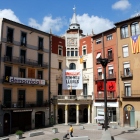 La plaça Sant Pere de Berga, epicentre de la Patum.