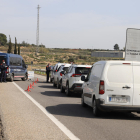 Imagen de un control de los Mossos del pasado viernes.