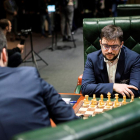 El francès Maxime Vachier-Lagrave, a la dreta, en una partida.