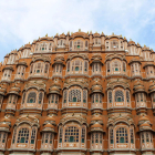 Foto de la façana del Hawa Mahal (Índia) feta per una de les guanyadores, la Marta Chàfer.