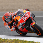 Marc, durant el test d’ahir al circuit de Jerez.