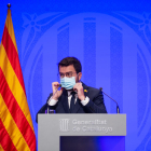 El president Aragonès auguró ayer que las negociaciones en la mesa de diálogo serán “complejas”.