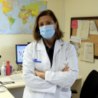 La jefa de Medicina Preventiva y Epidemiología de Vall d'Hebron, la doctora Magda Campins, en su despacho.