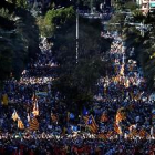 Milers de persones es manifesten a Barcelona contra la sentència del procés