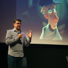 Fernando Moro contagió ayer a los futuros animadores la pasión por el oficio en la Llotja.