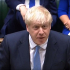 El primer ministre britànic, Boris Johnson, ahir.