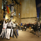 Los Marracos de la UdL participaron en el acto convocado por Colors de Ponent. 