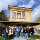 Técnicos y autoridades locales se reunieron el martes en el Museu Hidroelèctric de Capdella.