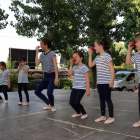 Alumnes de l’Escola Municipal de Dansa d’Alpicat van protagonitzar el xou inaugural del Circ Picat.