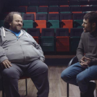 Un actor de 180 kilos explica a Iván Medina su concepto de la belleza.