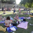 Imagen de archivo de las piscinas municipales de La Bordeta. 