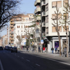 Vista de l'avinguda Prat de la Riba de Lleida.