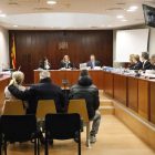 Imatge dels acusats al banc de l’Audiència.