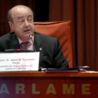 Jesús María Barrientos, ahir al Parlament.