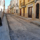 Las obras para urbanizar la calle Nou ya están en marcha. 