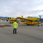 Los aviones que han llegado al aeropuerto de La Seu.