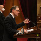 Jaume Giró, conseller d’Economia i Hisenda, ahir.
