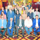 Los 25 electos de la nueva Diputación tras el pleno de constitución de la corporación del 12 de julio. 