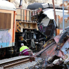 Imatge de l’últim accident de tren a Castellgalí.