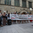 Imatge d’arxiu d’una protesta a Lleida contra els delictes sexuals.