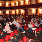 La sesión inaugural se celebró ayer en el teatro L’Amistat de Mollerussa. 