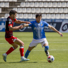 Abel Molinero va aconseguir marcar el gol de la victòria del Lleida Esportiu