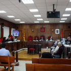 Un moment de la sessió d’ahir del judici celebrat a Tarragona per una important xarxa de pedofília.