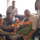 Mª Assumpcio Antúnez celebró su 108 cumpleaños con la presencia de las autoridades de La Seu. 