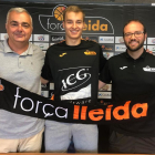 Steve Santa Ana fue presentado ayer como nuevo jugador del ICG Força Lleida.