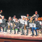 La Big Band de la Escola Municipal de Música d’Agramunt (EMMA) se estrenó el miércoles.